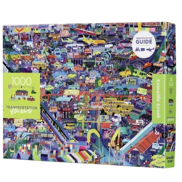 Crocodile Creek Rare‎ Transportation of the World Puzzle 1000 Pieces New in Box! - Picture 1 of 6